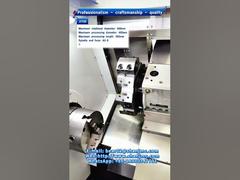 XT05 High-precision CNC  slant-bed tool turret lathe#machine #cncsoftwar