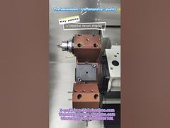 HT08D-350 CNC turning center #machine #cnc #cncsoftware #cncmill #aluminum