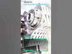 CNC flat bed tool turret lathe #machine #cncmill #factory #cncsoftware #cnc #coldmilling