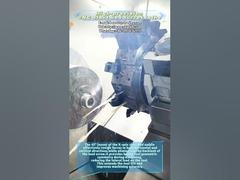 High-precision CNC slant bed turret lathe #machine #cncmill #factory #cncsoftware #cnc