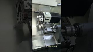 Model 32 Turret Tailstock Machine! #cnc #machine #factoryfreefire  #cncsoftware #cncmill