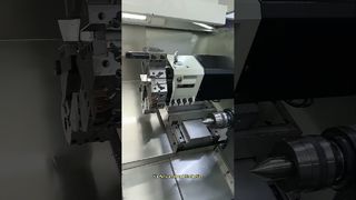 Model 32 Turret Tailstock Machine,Improve your processing efficiency! #cnc #machine  #factory