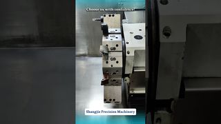 Tour à tourelle 52 outils #cncmill #cnc #machine #manufacturing #factory #cncsoftware #coldmilling