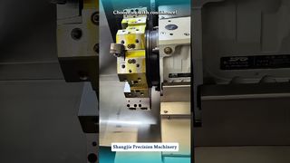 Tour à tourelle à outils de type 46 #cncmill #cncsoftware #factory #machine #cnc #manufacturing #aluminum