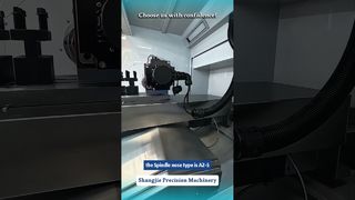 Flat Bed Linear Tool Turret Lathe#machine #manufacturing #factory #welding #cnc #cncmill