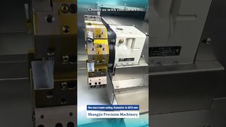 46 type inclined rail lathe #machine #cncmill #cnc #factory #factoryproducts #coldmilling#welding