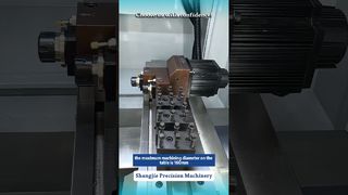 Flat bed gang tool CNC lathe #cncmill #cnc #machine #factory #factoryproducts  #weldingmachine