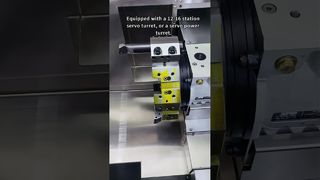 XT06 slant-rail turret lathe #automobile #factoryproducts #machinery#cnc #machine #manufacturing